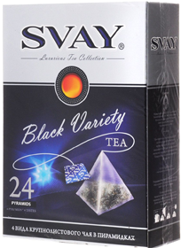 SVAY BLACK VARIETY TEA 24 пирамидок
