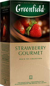 GREENFIELD STRAWBERRY GOURMET 25 пакетиков