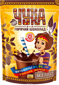 Чукка какао гранулированный, 150 г (пакет)