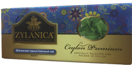 ZYLANICA CEYLON PREMIUM TEA COLLECTION ЦЕЙЛОНСКИЙ ЧЕРНЫЙ БАЙХОВЫЙ ЧАЙ 25 ПАКЕТИКОВ