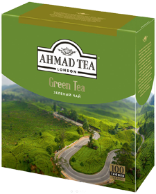 AHMAD TEA GREEN 100 пакетиков