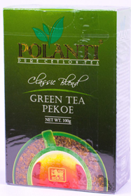POLANTI PURE CEYLON TEA CLASSIC BLEND GREEN TEA PEKOE 100 гр