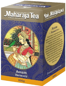 Чай чёрный Maharaja Assam Harmutty,100 гр.