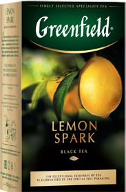 Lemon Spark черный листовой чай, 100 г