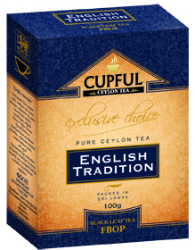 CUPFUL ENGLISH TRADITION BLACK LEAF TEA FBOP 100 гр