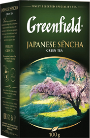 Greenfield Japanese Sencha зеленый листовой чай, 100 г