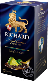 RICHARD ROYAL CLASSICS KING’S TEA №.1 BLACK TEA 25 ПАКЕТИКОВ