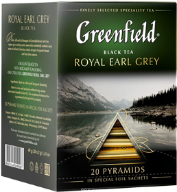 GREENFIELD ROYAL EARL GREY 20 пирамидок