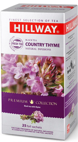 HILLWAY BLACK TEA COUNTRY THYME  25 ПАКЕТИКОВ
