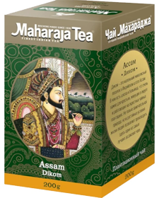 Чай чёрный Maharaja Tea Assam Dikom индийский байховый, 200 гр.