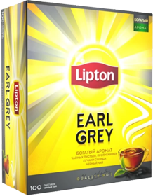 LIPTON EARL GREY BLACK TEA 100 ПАКЕТИКОВ