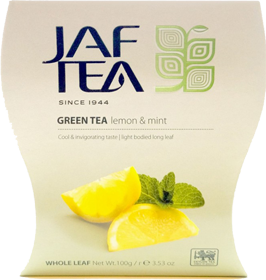 JAF TEA GREEN TEA LEMON NATURAL LEMON PEEL 100 гр