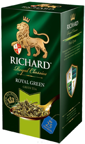 RICHARD ROYAL CLASSICS ROYAL GREEN TEA 25 ПАКЕТИКОВ
