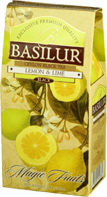 BASILUR CEYLON BLACK TEA LEMON & LIME  100 гр