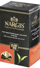 NARGIS BLACK WHOLE LEAF TEA TGFOP ASSAM 100 гр