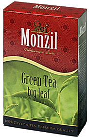 MONZIL Aristocratic choice  GREEN TEA BIG LIAF 100 гр