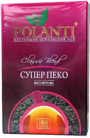 POLANTI PURE CEYLON TEA CLASSIC BLEND SUPER PEKOE 200 гр
