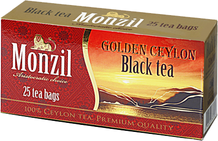 Чай MONZIL Aristocratic choice черный, 25 пакетиков