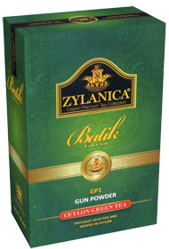 Чай Zylanica Batik Collection, зелёный листовой, Gun Powder, GP1, 100 гр
