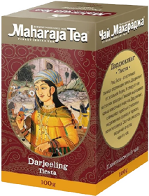 Черный чай Maharaja Darjeeling Tiesta, 100 гр.