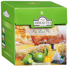 AHMAD TEA KEY LIME PIE GREY TEA 20 пирамидок