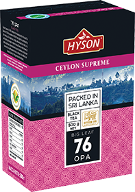 HYSON CEYLON SUPREME BLACK TEA BIG LEAF 76 OPA  500 гр