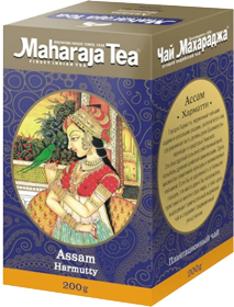 Чай чёрный Maharaja Tea Assam Harmutty индийский байховый, 200 гр.