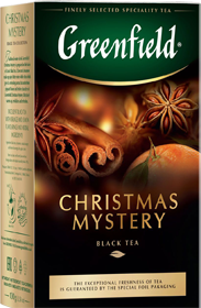 Greenfield Christmas Mystery черный листовой чай, 100 г