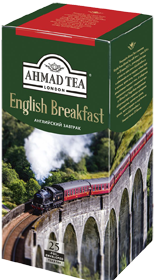 AHMAD TEA ENGLISH BREAKFAST 25 пакетиков