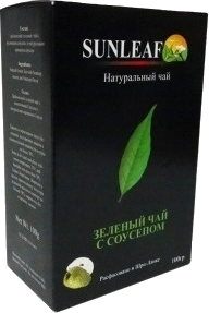 SUNLEAF NATURAL GREEN TEA SOURSOP 250 гр