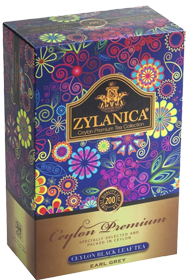 Чай Zylanica Ceylon Premium, Earl Grey, чёрный листовой с бергамотом, FBOP, 200 гр