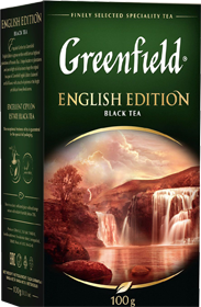 Greenfield English Edition черный листовой чай, 100 г