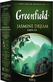 Jasmine Dream зеленый ароматизированный листовой чай, 100 г