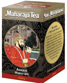 Чай чёрный Maharaja Assam Maguri Bill индийский, 200гр.