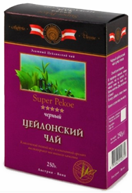 Черный чай Kwinst Супер Пекое крупнолистовой, 250гр.