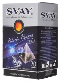 SVAY BLACK PRUNES  TEA 20 пирамидок