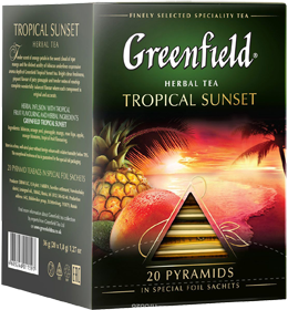 GREENFIELD TROPICAL SUNSET 20 пирамидок