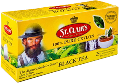 Чай черный St Clairs 25 пакетиков